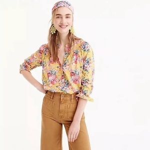 J. Crew Liberty Arts Magical Bouquet Classic Popover